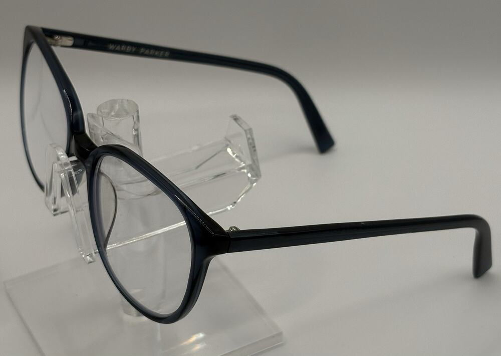 Warby Parker Eugene N 317 Eyeglasses 51-17-140 Blue Round Frame
